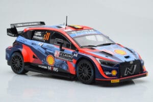 Hyundai i20 N Rally1 #11 T. Neuville / M. Wydaeghe Rally Monte Carlo 2022 IXO 1:18 18RMC112 Метал — снимка 4 от 6