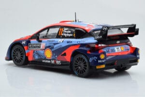 Hyundai i20 N Rally1 #11 T. Neuville / M. Wydaeghe Rally Monte Carlo 2022 IXO 1:18 18RMC112 Метал — снимка 5 от 6