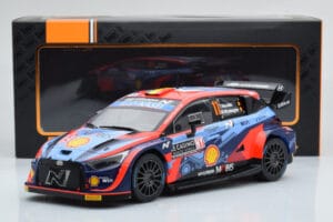 Hyundai i20 N Rally1 #11 T. Neuville / M. Wydaeghe Rally Monte Carlo 2022 IXO 1:18 18RMC112 Метал — снимка 6 от 6