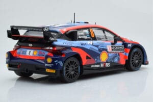 Hyundai i20 N Rally1 #8 O. Tanak / M. Jarveoja Rally Monte Carlo 2022 IXO 1:18 18RMC113 Метал — снимка 2 от 6