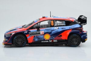 Hyundai i20 N Rally1 #8 O. Tanak / M. Jarveoja Rally Monte Carlo 2022 IXO 1:18 18RMC113 Метал — снимка 3 от 6