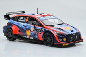 Hyundai i20 N Rally1 #8 O. Tanak / M. Jarveoja Rally Monte Carlo 2022 IXO 1:18 18RMC113 Метал — снимка 4 от 6
