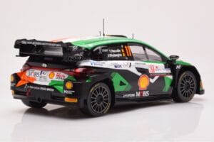Hyundai i20 N Rally1 #11 T. Neuville / M. Wydaeghe Rally Croatia 2023 IXO 1:18 18RMC160A Метал — снимка 2 от 6