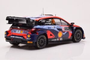 Hyundai i20 N Rally1 #11 T. Neuville / M. Wydaeghe Rally Monte Carlo 2023 IXO 1:18 18RMC153A Метал — снимка 2 от 6
