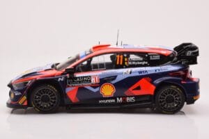 Hyundai i20 N Rally1 #11 T. Neuville / M. Wydaeghe Rally Monte Carlo 2023 IXO 1:18 18RMC153A Метал — снимка 3 от 6
