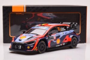 Hyundai i20 N Rally1 #11 T. Neuville / M. Wydaeghe Rally Monte Carlo 2023 IXO 1:18 18RMC153A Метал — снимка 6 от 6