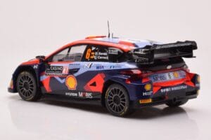Hyundai i20 N Rally1 #6 D. Sordo / C. Carrera Rally Monte Carlo 2023 IXO 1:18 18RMC153B Метал — снимка 5 от 6