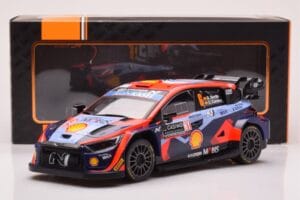 Hyundai i20 N Rally1 #6 D. Sordo / C. Carrera Rally Monte Carlo 2023 IXO 1:18 18RMC153B Метал — снимка 6 от 6