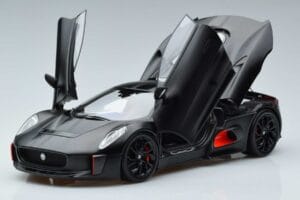 Jaguar C-X75 Черен Almost Real 1:18 810605 Метал — снимка 2 от 7