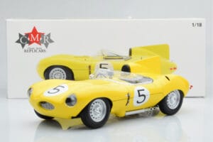 Jaguar D-Type #5 Ecurie Nationale Belge 24 Hours of Le Mans 1956 CMR 1:18 CMR143 Метал — снимка 6 от 6
