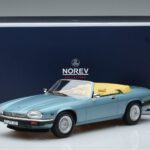 Jaguar XJS V12 Кабриолет Светлосин Металик Norev 1:18 182635 Метал - image 6 of 6