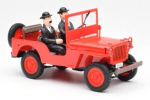 Jeep Willys Tintin 2 Фигурки UT Models 1:18 180150000 Метал — снимка 4 от 6