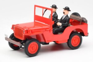 Jeep Willys Tintin 2 Фигурки UT Models 1:18