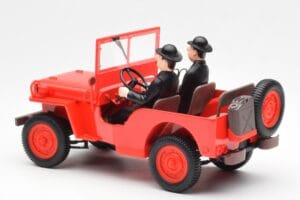 Jeep Willys Tintin 2 Фигурки UT Models 1:18 180150000 Метал — снимка 5 от 6