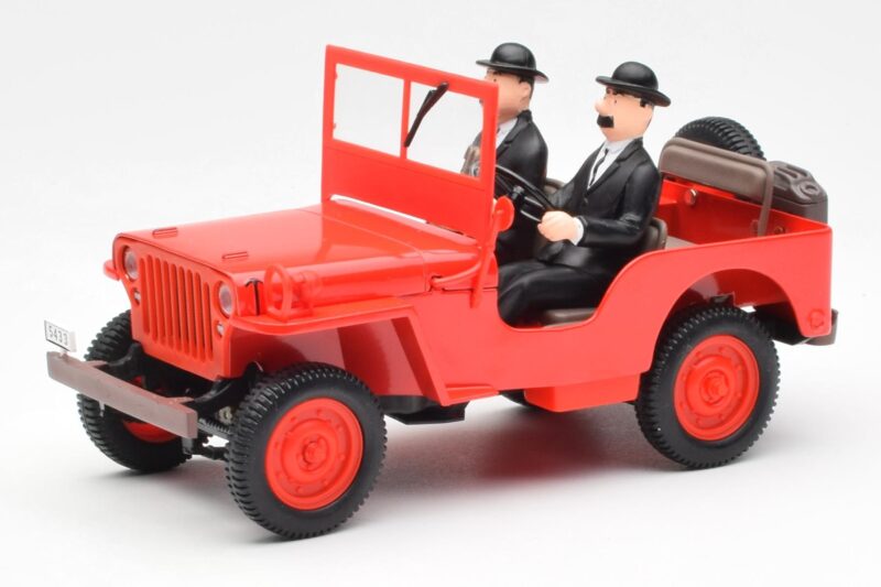 Jeep Willys Tintin 2 Фигурки UT Models 1:18