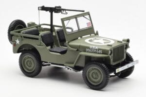 Jeep Willys MB US Army D-Day 1944 Norev 1:18 189016 Метал — снимка 8 от 10
