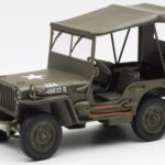 Jeep Willys С Брезентов Покрив UT Models 1:18