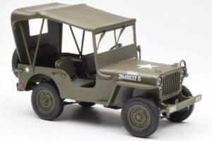 Jeep Willys С Брезентов Покрив UT Models 1:18 180149002 Метал — снимка 4 от 6