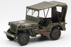 Jeep Willys С Брезентов Покрив UT Models 1:18