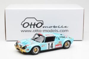 Jide 1600S Gr.4 #14 J. Ragnotti / Jaubert Criterium des Cevennes 1972 Otto 1:18 OT287 Смола — снимка 6 от 6