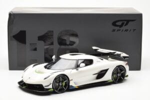 Koenigsegg Jesko Attack Бял GT Spirit 1:18 GT389 Смола — снимка 6 от 6