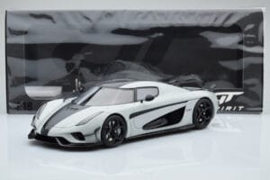 Koenigsegg Regera Сив Asia Exclusive GT Spirit 1:18 CLDC026 Смола — снимка 5 от 5