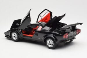 Lamborghini Countach LP 5000 Quattrovalvole Черен Kyosho 1:18 08320BK Метал — снимка 5 от 8