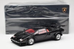 Lamborghini Countach LP 5000 Quattrovalvole Черен Kyosho 1:18 08320BK Метал — снимка 8 от 8