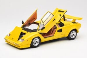 Lamborghini Countach LP 5000 Quattrovalvole Жълт Kyosho 1:18 08320Y Метал — снимка 2 от 8