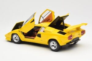 Lamborghini Countach LP 5000 Quattrovalvole Жълт Kyosho 1:18 08320Y Метал — снимка 5 от 8
