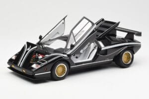 Lamborghini Countach LP 500R Черен Kyosho 1:18 08320C Метал — снимка 2 от 8