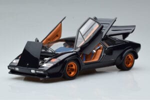 Lamborghini Countach LP500S Walter Wolf Тъмносин Kyosho 1:18 08320D Метал — снимка 2 от 11