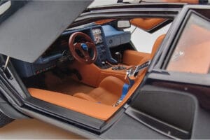 Lamborghini Countach LP500S Walter Wolf Тъмносин Kyosho 1:18 08320D Метал — снимка 9 от 11