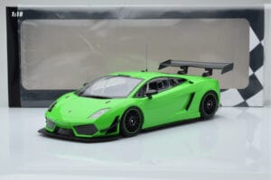Lamborghini Gallardo LP600+ GT3 Зелен Minichamps 1:18 151111101 Метал — снимка 6 от 6