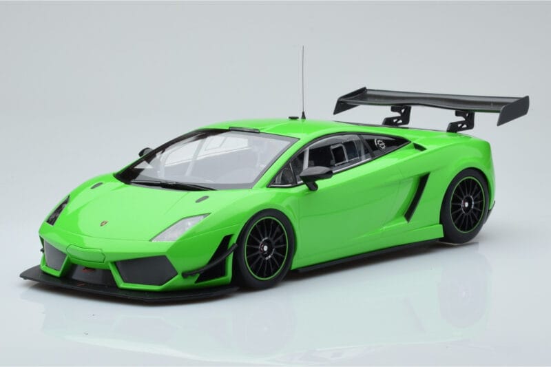 Lamborghini Gallardo LP600+ GT3 Зелен Minichamps 1:18