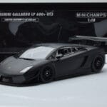 Lamborghini Gallardo LP600+ GT3 Мат Черен Minichamps 1:18 - image 6 of 6