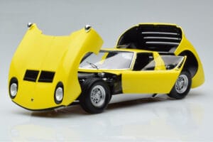 Lamborghini Miura SV Жълт Kyosho 1:18 08317Y Метал — снимка 2 от 11