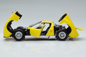 Lamborghini Miura SV Жълт Kyosho 1:18 08317Y Метал — снимка 4 от 11