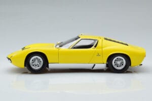 Lamborghini Miura SV Жълт Kyosho 1:18 08317Y Метал — снимка 5 от 11