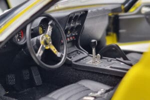 Lamborghini Miura SV Жълт Kyosho 1:18 08317Y Метал — снимка 8 от 11