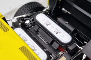 Lamborghini Miura SV Жълт Kyosho 1:18 08317Y Метал — снимка 9 от 11