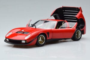 Lamborghini Miura SVR Червен Kyosho 1:18 08319RBK Метал — снимка 2 от 9