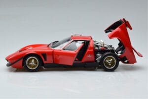 Lamborghini Miura SVR Червен Kyosho 1:18 08319RBK Метал — снимка 4 от 9