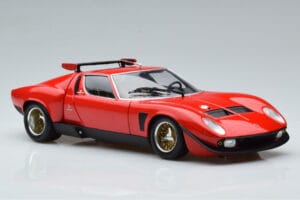 Lamborghini Miura SVR Червен Kyosho 1:18 08319RBK Метал — снимка 6 от 9