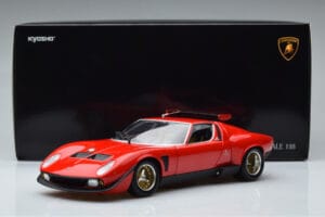 Lamborghini Miura SVR Червен Kyosho 1:18 08319RBK Метал — снимка 9 от 9