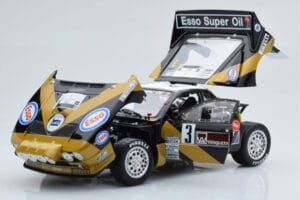 Lancia 037 ESSO #3 F. Tabaton Rally Targa Florio 1985 Kyosho 1:18 08306H Метал — снимка 2 от 8