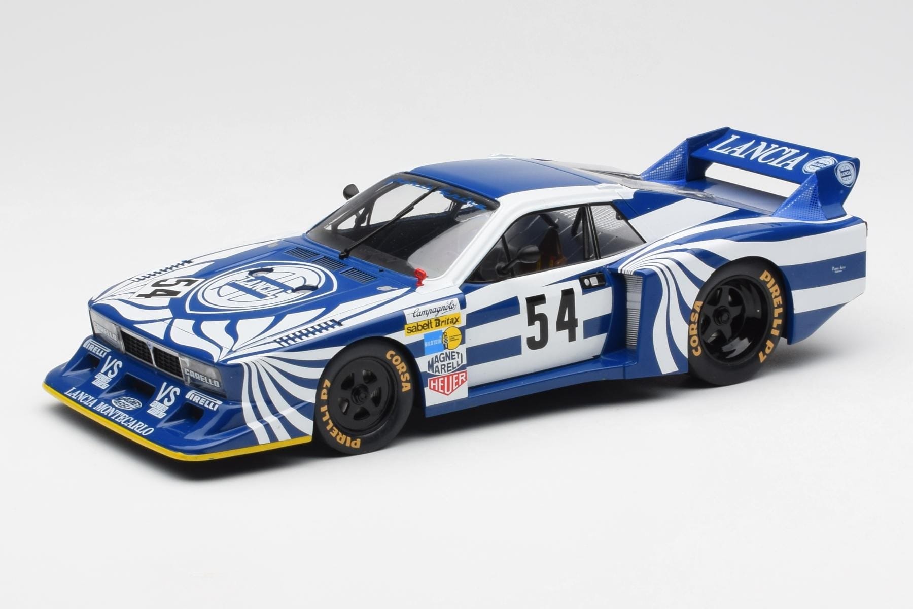 Lancia Beta Montecarlo Gr.5 #54 W. Röhrl / M. Alboreto 6 Hours of Silverstone 1980 MCG 1:18 MCG18815R Метал