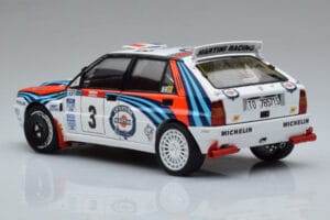 Lancia Delta HF Integrale Evoluzione #3 D. Auriol / B. Occelli Tour de Corse 1992 Kyosho 1:18 08348H Метал — снимка 6 от 9