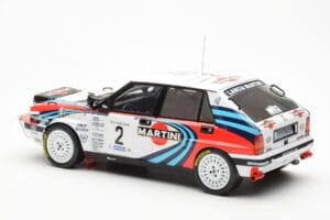Lancia Delta Integrale 16V #2 M. Biasion / T. Siviero Rally Safari 1990 IXO 1:18 18RMC139A Метал — снимка 5 от 6