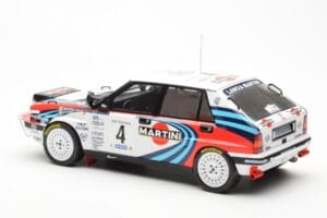Lancia Delta Integrale 16V #4 A. Fiorio Rally Safari 1990 IXO 1:18 18RMC139B Метал — снимка 5 от 6